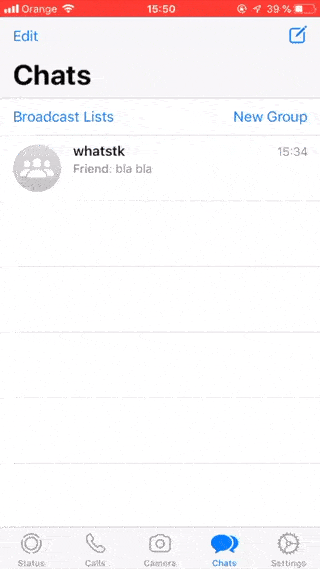 Export WhatsApp chat file in iOS (not yet available)